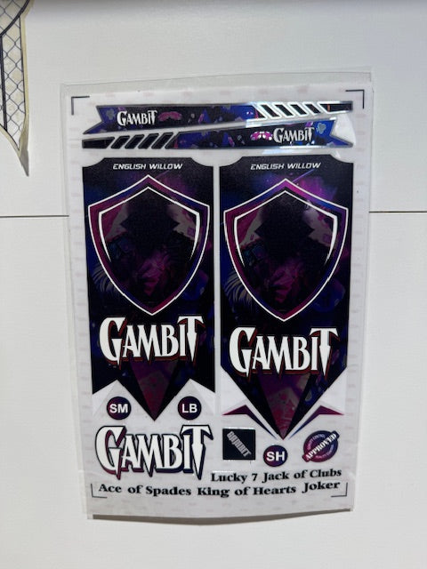 Gambit Bat Stickers