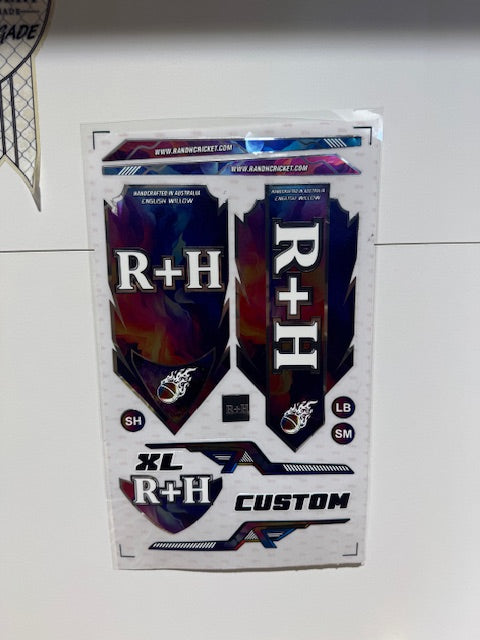 R+H Bat Stickers